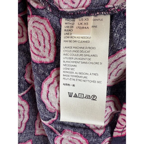 NWT Maeve by Anthropologie Pleated floral Blouse Size XS - Picture 9 of 17